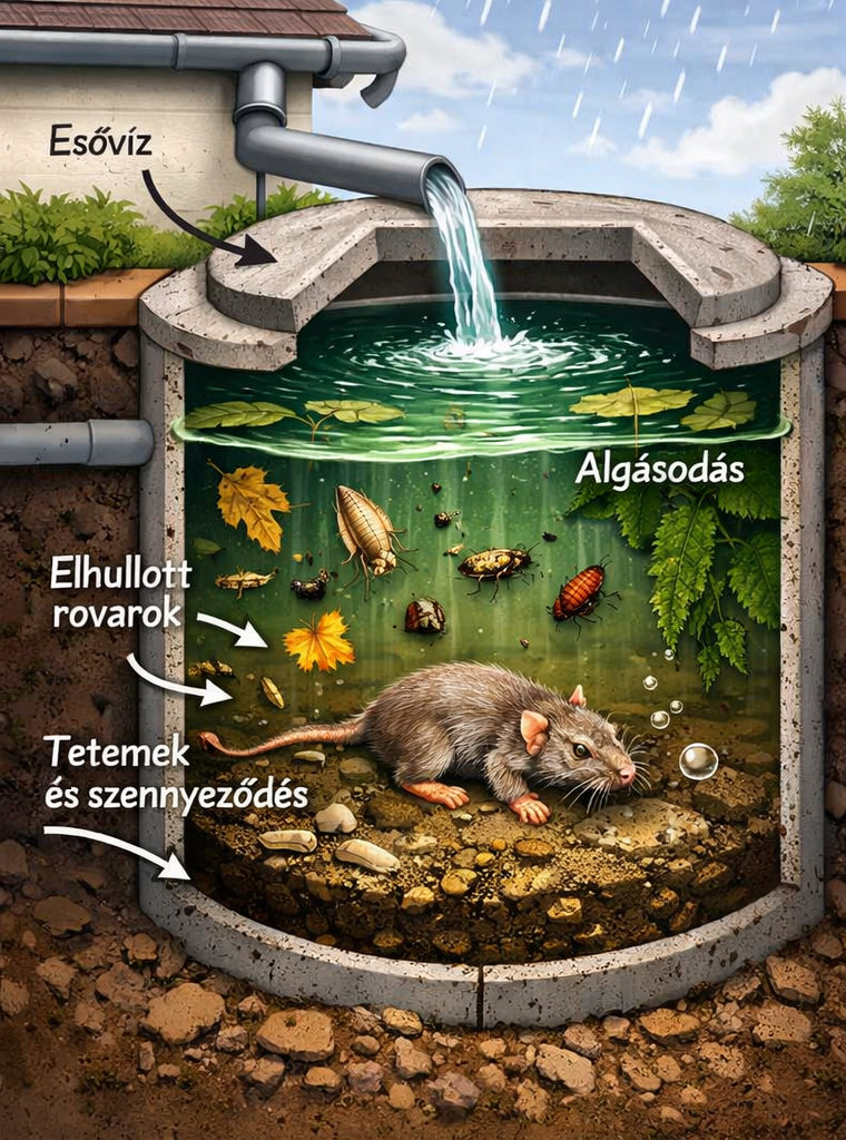 Mitől szagosodik a ciszterna?